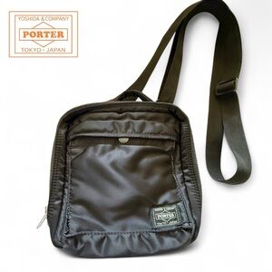 PORTER-YOSHIDA & CO. Porter Tanker SQUARE Shoulder Bag Black Crossbody Japan